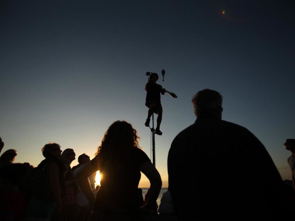 Performer At Mallory Square.